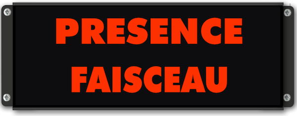 Panneau 'Présence Faisceau'