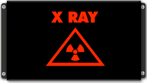 Panneau 'X RAY'